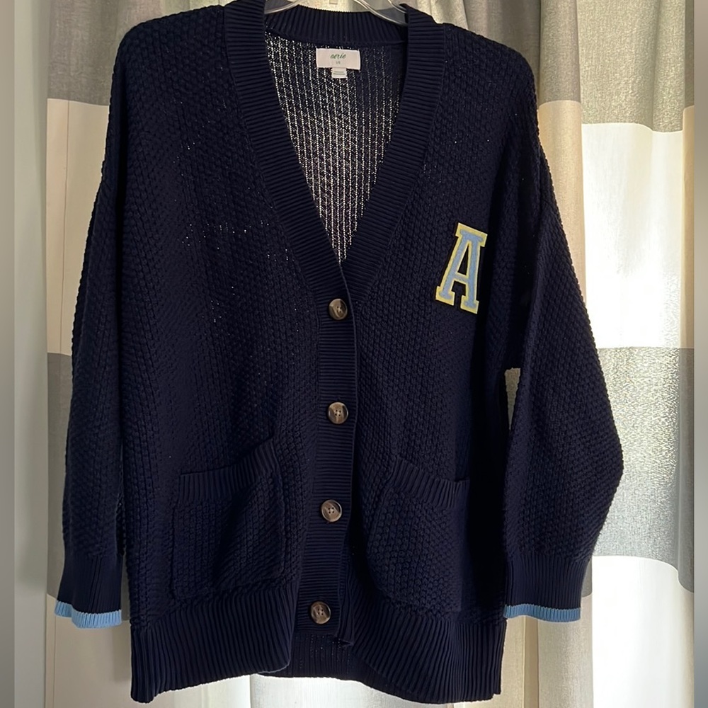 Aerie/American Eagle varsity sweater size L in excellent condition.